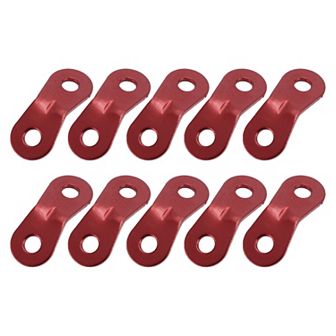 Rope Buckle, Aluminum Alloy Cord Adjuster 10 pc for Tent Camping Hiking Backpacking Outdoor Activity