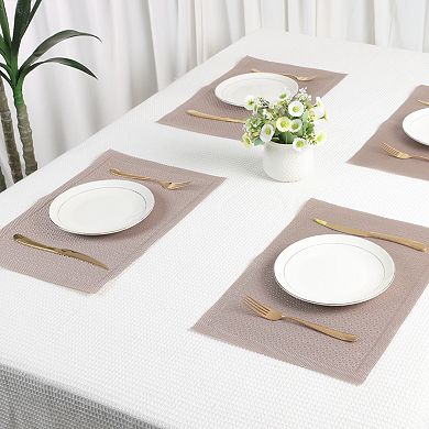 Rustic Placemats Set of 6 Placemats for Dining Table Decor Indoor Outdoor Table Mat 18"x12"