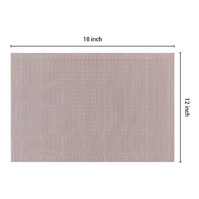 Rustic Placemats Set of 6 Placemats for Dining Table Decor Indoor Outdoor Table Mat 18"x12"