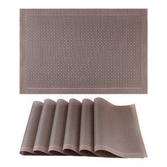 Rustic Placemats Set of 6 Placemats for Dining Table Decor Indoor Outdoor Table Mat 18"x12"