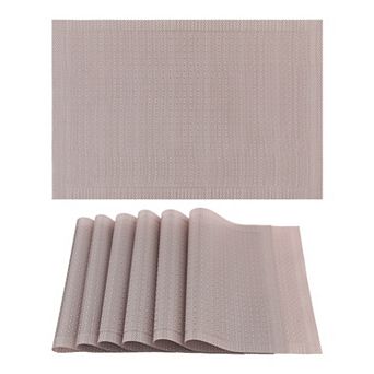 Rustic Placemats Set of 6 Placemats for Dining Table Decor Indoor Outdoor Table Mat 18"x12"