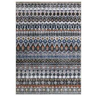 Garvee Machine Washable Non Slip Area Rug for Livingroom Soft Cotton Carpet for Home Decor