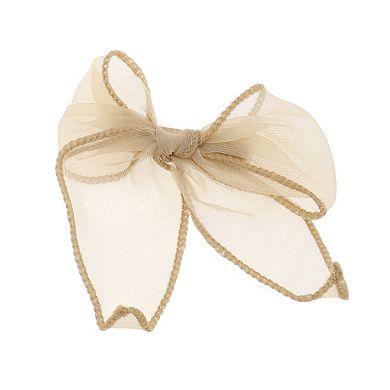 Bow Ribbon Duckbill Hair Clips 1 Pc