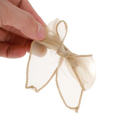 Bow Ribbon Duckbill Hair Clips 1 Pc