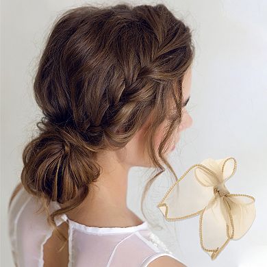 Bow Ribbon Duckbill Hair Clips 1 Pc