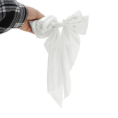 Bow Ribbon French Barrette Hair Clips Hairdo Clip 1 Pc