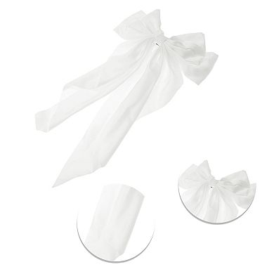 Bow Ribbon French Barrette Hair Clips Hairdo Clip 1 Pc