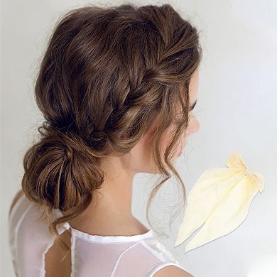 Bow Ribbon Duckbill Hair Clips Hairdo Clip 1 Pc