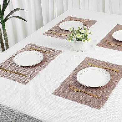 6 Pack Place Mats, Placemats for Kitchen Dining Table Decor Table Placemats 18"x12"