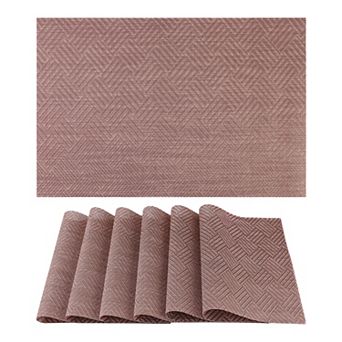 6 Pack Place Mats, Placemats for Kitchen Dining Table Decor Table Placemats 18"x12"