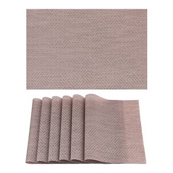 6 Pack Place Mats, Placemats for Kitchen Dining Table Decor Table Placemats 18"x12"