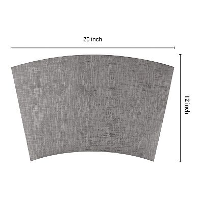 6 Pack Place Mats, Faux Leather Placemats for Kitchen Dining Table Decor Washable Table Placemats