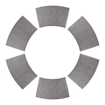 6 Pack Place Mats, Faux Leather Placemats for Kitchen Dining Table Decor Washable Table Placemats