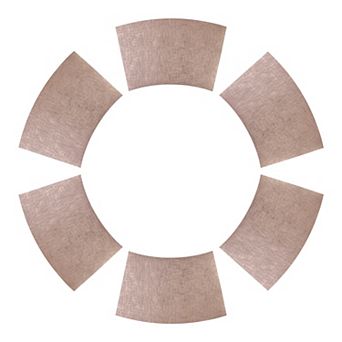 6 Pack Place Mats, Faux Leather Placemats for Kitchen Dining Table Decor Washable Table Placemats