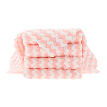 5 pc Kitchen Hand Towels, Wave Pattern Dish Towels for Kitchen Bathrooms Cleaning Counters