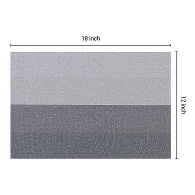 6 Pack Rectangle Placemats for Kitchen Dining Table Decor Table Placemats 18"x12"