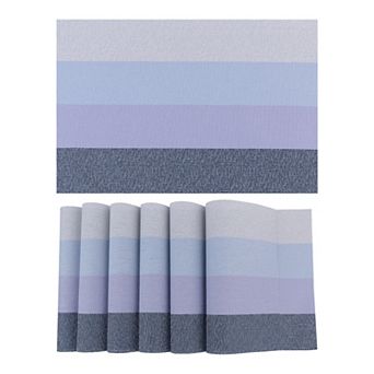 6 Pack Rectangle Placemats for Kitchen Dining Table Decor Table Placemats 18"x12"