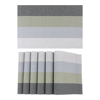 6 Pack Rectangle Placemats for Kitchen Dining Table Decor Table Placemats 18"x12"