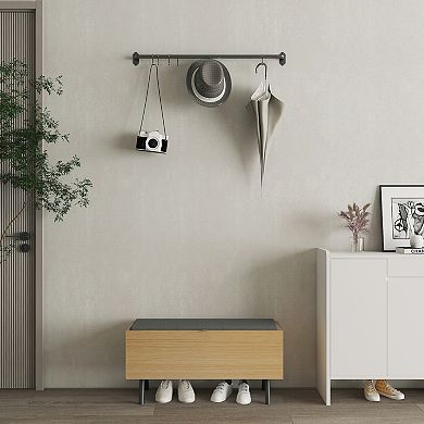 MANHATTAN COMFORT Paloma Upholstered Entry Storage Bench