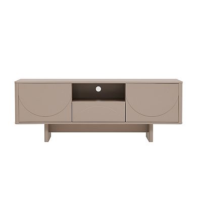 MANHATTAN COMFORT Ella Modern TV Stand with Adjustable Shelves