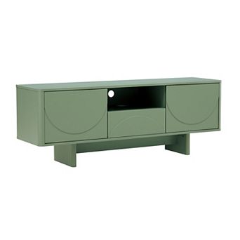 MANHATTAN COMFORT Ella Modern TV Stand with Adjustable Shelves