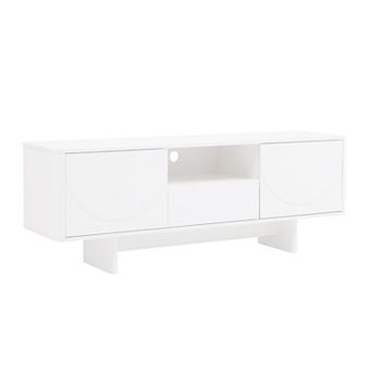 MANHATTAN COMFORT Ella Modern TV Stand with Adjustable Shelves