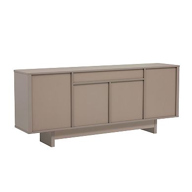 MANHATTAN COMFORT Ella Modern Sideboard Table with Adjustable Shelves