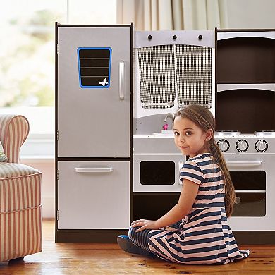 Costway Wooden Kitchen Kids Cooking Playset