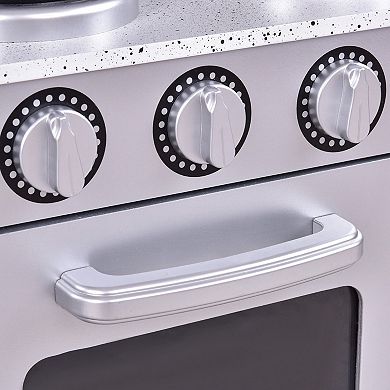 Costway Wooden Kitchen Kids Cooking Playset