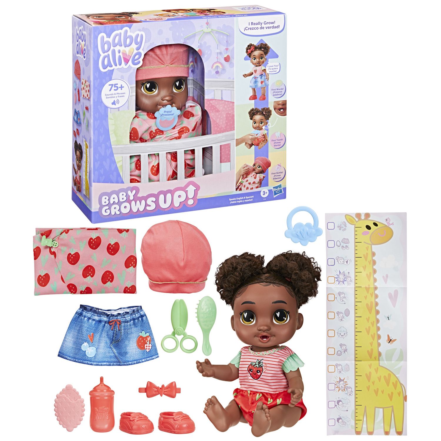 Детские куклы Baby Alive Baby Grows Up Berry Interactive Doll Set — фото 1