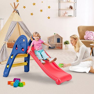 Costway 2 Step Folding Slide Fun Toy Indoor & Outdoor