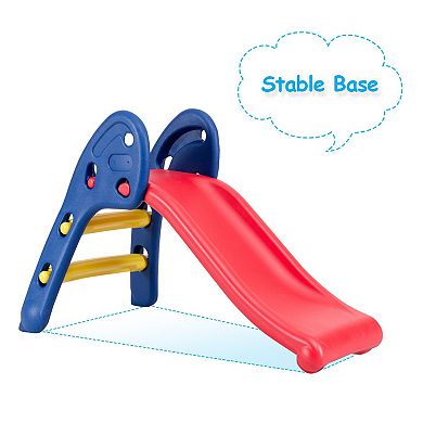 Costway 2 Step Folding Slide Fun Toy Indoor & Outdoor