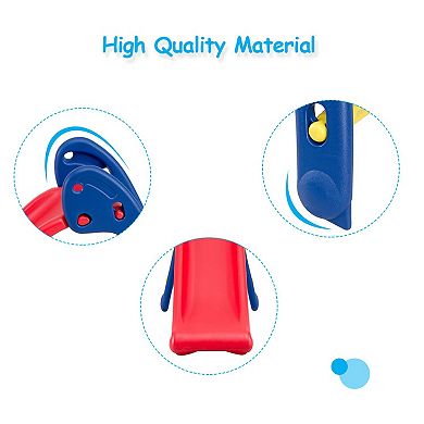 Costway 2 Step Folding Slide Fun Toy Indoor & Outdoor