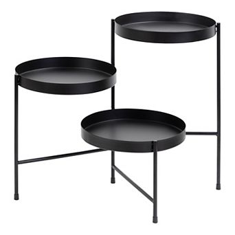 Finn Tiered Metal Plant Stand 13x13x22