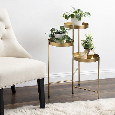 Finn Metal Tri-Level Plant Stand 16x21x30