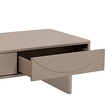 MANHATTAN COMFORT Ella Modern 2-Drawer Coffee Table