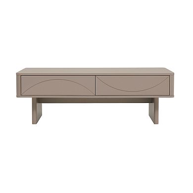 MANHATTAN COMFORT Ella Modern 2-Drawer Coffee Table