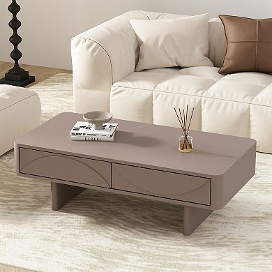 MANHATTAN COMFORT Ella Modern 2-Drawer Coffee Table