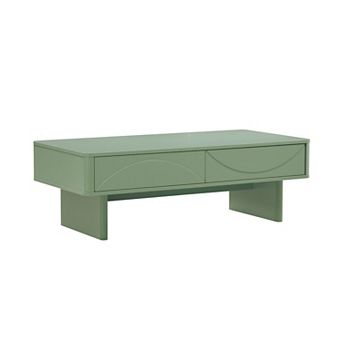 MANHATTAN COMFORT Ella Modern 2-Drawer Coffee Table