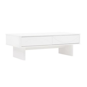 MANHATTAN COMFORT Ella Modern 2-Drawer Coffee Table