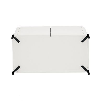 MANHATTAN COMFORT Abbey Modern Adjustable 2-Shelf Accent Cabinet