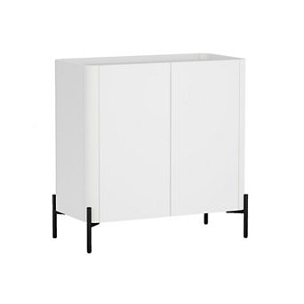 MANHATTAN COMFORT Abbey Modern Adjustable 2-Shelf Accent Cabinet