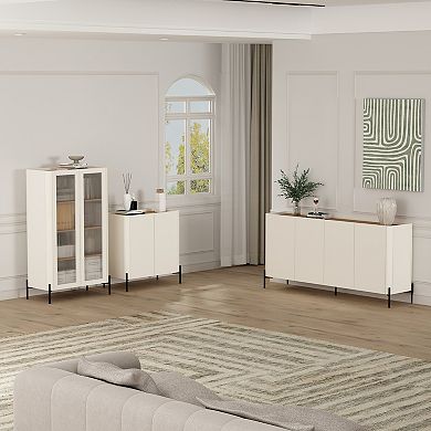 MANHATTAN COMFORT Abbey Modern Adjustable 4-Shelf Sideboard