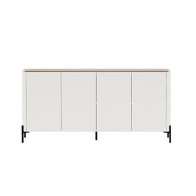 MANHATTAN COMFORT Abbey Modern Adjustable 4-Shelf Sideboard