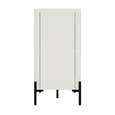 MANHATTAN COMFORT Abbey Modern Adjustable 4-Shelf Sideboard