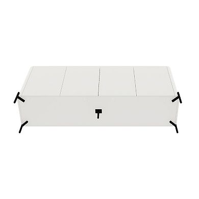 MANHATTAN COMFORT Abbey Modern Adjustable 4-Shelf Sideboard