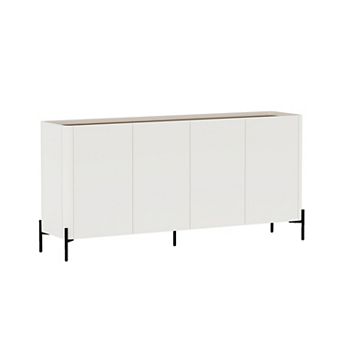 MANHATTAN COMFORT Abbey Modern Adjustable 4-Shelf Sideboard