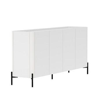 MANHATTAN COMFORT Abbey Modern Adjustable 4-Shelf Sideboard