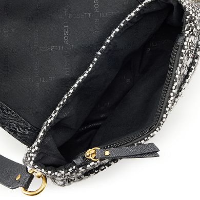 Rosetti Shelby Saddle Bag with Adjustable Strap & Zip Closure