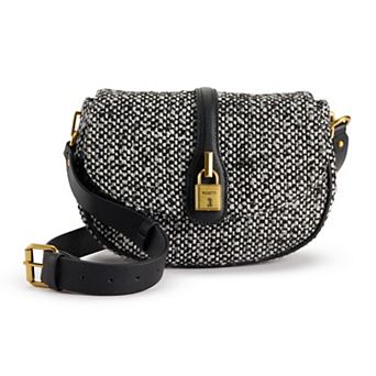Rosetti Shelby Saddle Bag with Adjustable Strap & Zip Closure